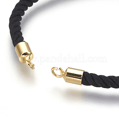 Fabrication de bracelet en corde de coton&nbsp;KK-F758-03H-G