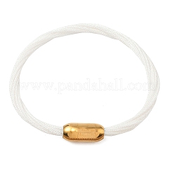 Armbänder aus Edelstahl 304 mit Polyester-Metallkordel für Damen&nbsp;BJEW-Z145-01G-32
