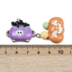 Подвески из непрозрачной смолы на хэллоуин&nbsp;RESI-C062-02