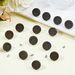 30 пара деревянных гвоздиков для сережек&nbsp;EJEW-DC00001