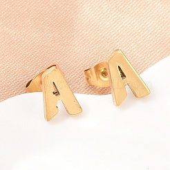 Boucles d'oreilles à tige en acier inoxydable 304&nbsp;SA-T001-03G