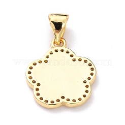 Ottone micro spianare pendenti zirconi&nbsp;ZIRC-H120-02D-G