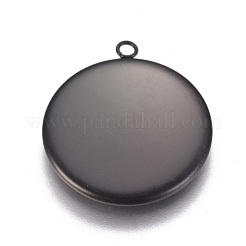 Configuración de cabujón colgante de acero inoxidable 304&nbsp;STAS-G127-13-20mm-B