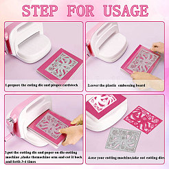 Углеродистая сталь разрезает трафареты DIY-WH0309-2041