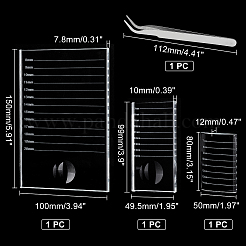Прямоугольные стеклянные накладные ресницы длина измерительные инструменты&nbsp;MRMJ-AR0001-02