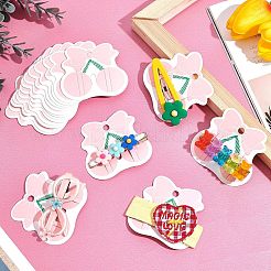 Carte di visualizzazione di fermagli per capelli di carta&nbsp;DIY-WH0199-79