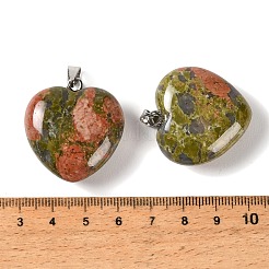 Pendenti Unakite naturali&nbsp;GG-CBAA0EE-04P-02