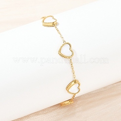 Браслеты из нержавеющей стали 304 для женщин BJEW-G747-03G