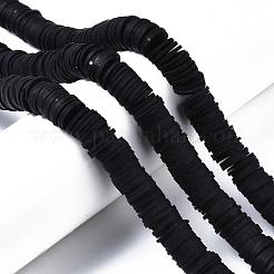 Плоские круглые бусины из глины ручной работы полимерные&nbsp;CLAY-R067-12mm-42