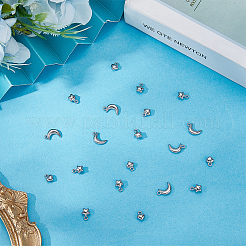 60 шт. 3 стиля подвески из нержавеющей стали 304&nbsp;STAS-BBC0007-23