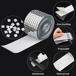 Блестящая смола исправления горный хрусталь (клей-расплав на спине) OCOR-WH0058-32I