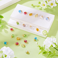 20шт стеклянные подвески&nbsp;PALLOY-TA00240