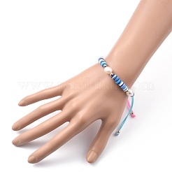 Nylon regolabile bracciali intrecciati cavo di perline&nbsp;BJEW-JB05490
