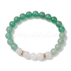 2 Stück Stretch-Armbänder mit natürlichen Edelsteinperlen für Damen&nbsp;BJEW-JB11332