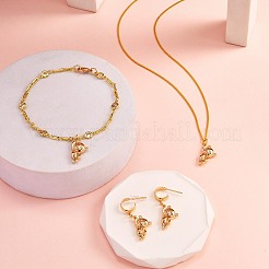 Латунные микро проложить кубического циркония подвески ZIRC-SZ0003-56