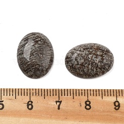 Natürliche rote Schneeflockenobsidian-Cabochons&nbsp;G-C115-01A-46