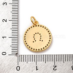 Латунные микро проложить кубического циркония подвески&nbsp;KK-U033-20G