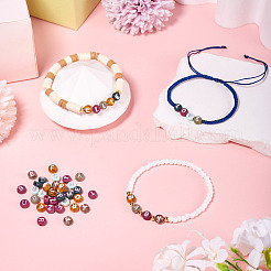 48 г 6 цвета непрозрачные акриловые бусины OACR-TA0003-50