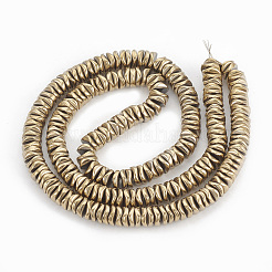 Гальванизировать немагнитных синтетический гематит бисер пряди X-G-N0321-07K