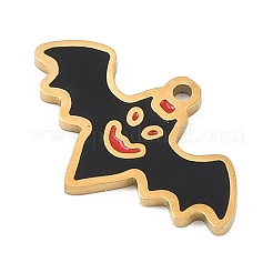 Эмалевые подвески из нержавеющей стали 304 на Хэллоуин&nbsp;FIND-I068-01G-03