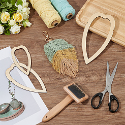 Деревянный ткацкий станок&nbsp;AJEW-BC0008-74A