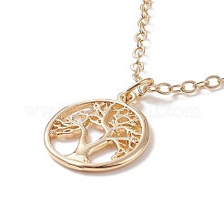 Set di collane con perle naturali in stile 3 pz 3 e albero della vita e ciondolo a forma di cuore&nbsp;NJEW-JN04005