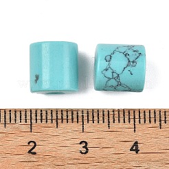 Синтетические бирюзовые бусины&nbsp;G-I395-B10