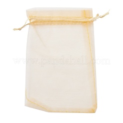 Organza-Geschenktüten mit Kordelzug&nbsp;OP-R016-10x15cm-15