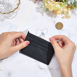 1 шт. держатель для визитных карточек из воловьей кожи&nbsp;AJEW-CL0002-52B