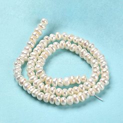 Нити из натурального культивированного пресноводного жемчуга PEAR-J007-21