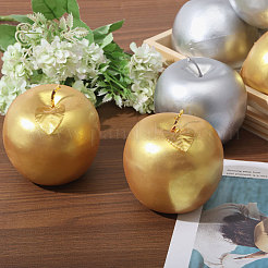 8шт 2 цвета пенопласта имитация яблока DJEW-CA0001-41