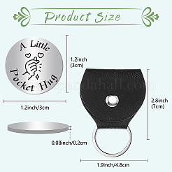 1 шт. памятные монеты из нержавеющей стали 304 AJEW-CN0001-43E