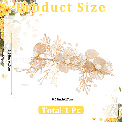 Сплав с пластиковыми перламутровыми украшениями&nbsp;FIND-WH20030-11B-G