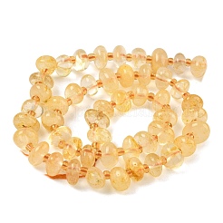 Природный цитрин бисер нитей G-RM250109-A6