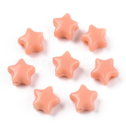 Непрозрачные акриловые бусины MACR-T047-01-13