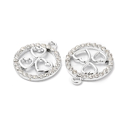 Подвески из сплава с кристаллами и стразами RB-L036-VF867-1