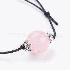 Регулируемые вощеный полиэфирный шнур из бисера BJEW-JB03351