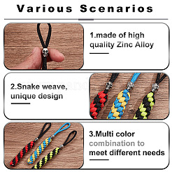 3 шт. 3-х цветные полипропиленовые плетеные украшения в виде кукурузных узлов KEYC-HY0001-27