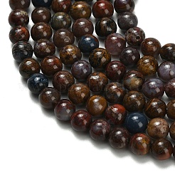 Натуральные пиеттеритные бусины G-L642-B16-6mm