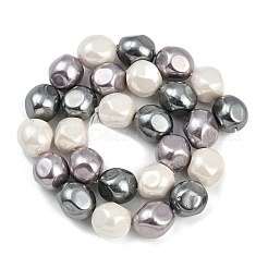 Гальванические оболочки жемчужные бусы пряди BSHE-H113-03B