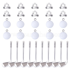 20 pièces 2 styles pendentifs en alliage de style tibétain&nbsp;FIND-TA0010-94