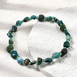 Armbänder aus natürlichen Chrysokollperlen&nbsp;GG-CBA05D5-02A-02