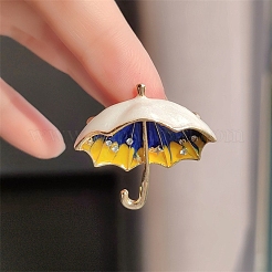 Emaille-Anstecker mit Regenschirm&nbsp;PW-WG78CD7-01