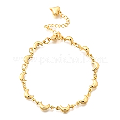 Браслеты из нержавеющей стали 304 для женщин BJEW-P354-06G