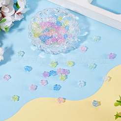 100pcs perles acryliques transparentes&nbsp;TACR-TADJ0001-04