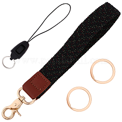 1 шт. нейлоновый эластичный ремешок для ключей&nbsp;KEYC-CL0001-38B