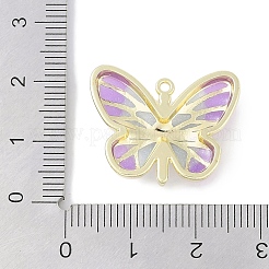 Crémaillère placage pendentifs en émail d'alliage&nbsp;PALLOY-F018-22G-01