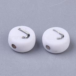 Perline acrilico placcato&nbsp;PACR-R243-04J