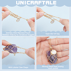 3 шт. латунные мешочки для макраме&nbsp;NJEW-UN00003