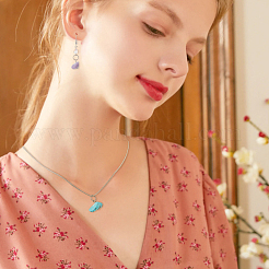 84 шт. 7-х цветные подвески из натуральных и синтетических камней в виде самородков&nbsp;PALLOY-FH00144